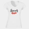 Softstyle™ women's v-neck t-shirt Thumbnail