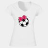 Softstyle™ women's v-neck t-shirt Thumbnail