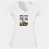 Softstyle™ women's v-neck t-shirt Thumbnail