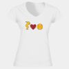 Softstyle™ women's v-neck t-shirt Thumbnail