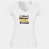 Softstyle™ women's v-neck t-shirt Thumbnail