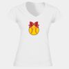 Softstyle™ women's v-neck t-shirt Thumbnail