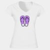 Softstyle™ women's v-neck t-shirt Thumbnail