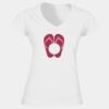 Softstyle™ women's v-neck t-shirt Thumbnail