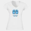 Softstyle™ women's v-neck t-shirt Thumbnail