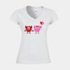 Softstyle™ women's v-neck t-shirt Thumbnail