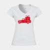 Softstyle™ women's v-neck t-shirt Thumbnail