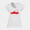 Softstyle™ women's v-neck t-shirt Thumbnail