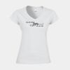 Softstyle™ women's v-neck t-shirt Thumbnail