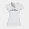 Softstyle™ women's v-neck t-shirt Thumbnail