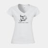 Softstyle™ women's v-neck t-shirt Thumbnail