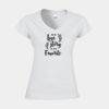 Softstyle™ women's v-neck t-shirt Thumbnail