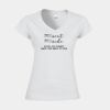 Softstyle™ women's v-neck t-shirt Thumbnail