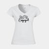 Softstyle™ women's v-neck t-shirt Thumbnail