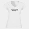 Softstyle™ women's v-neck t-shirt Thumbnail