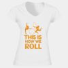 Softstyle™ women's v-neck t-shirt Thumbnail