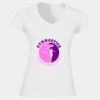 Softstyle™ women's v-neck t-shirt Thumbnail