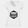 Softstyle™ women's v-neck t-shirt Thumbnail