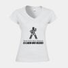 Softstyle™ women's v-neck t-shirt Thumbnail