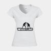 Softstyle™ women's v-neck t-shirt Thumbnail