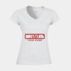 Softstyle™ women's v-neck t-shirt Thumbnail