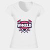 Softstyle™ women's v-neck t-shirt Thumbnail